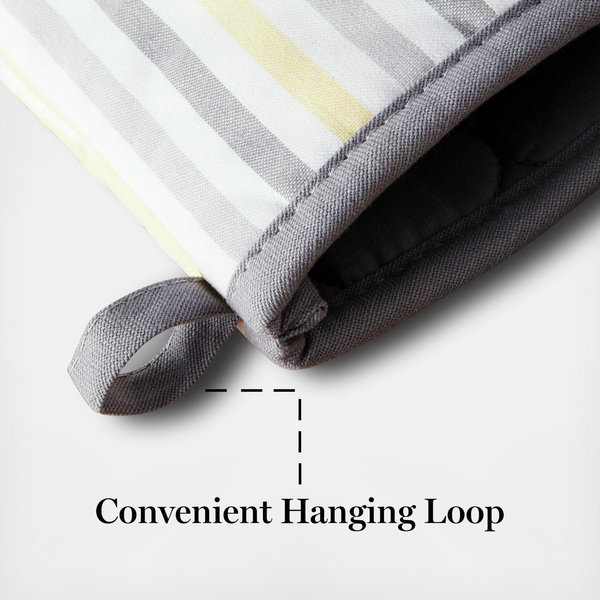 Daisy Stripe Oven Mitt Set - Thumbnail 4