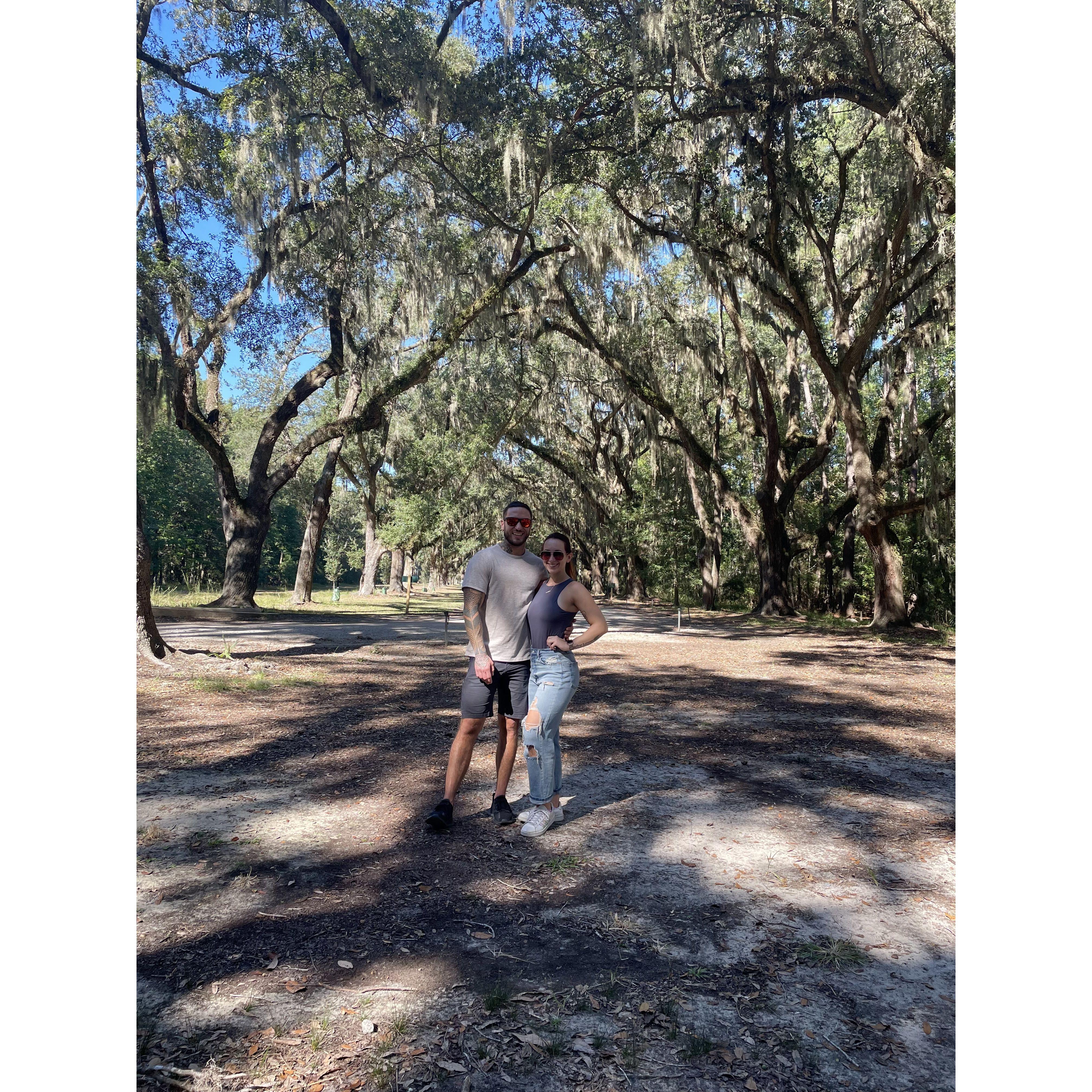 October 2022 - When we went to Savannah, GA for our 1 year anniversary and we walked and walked and walked (rumor has it, they're still walking)