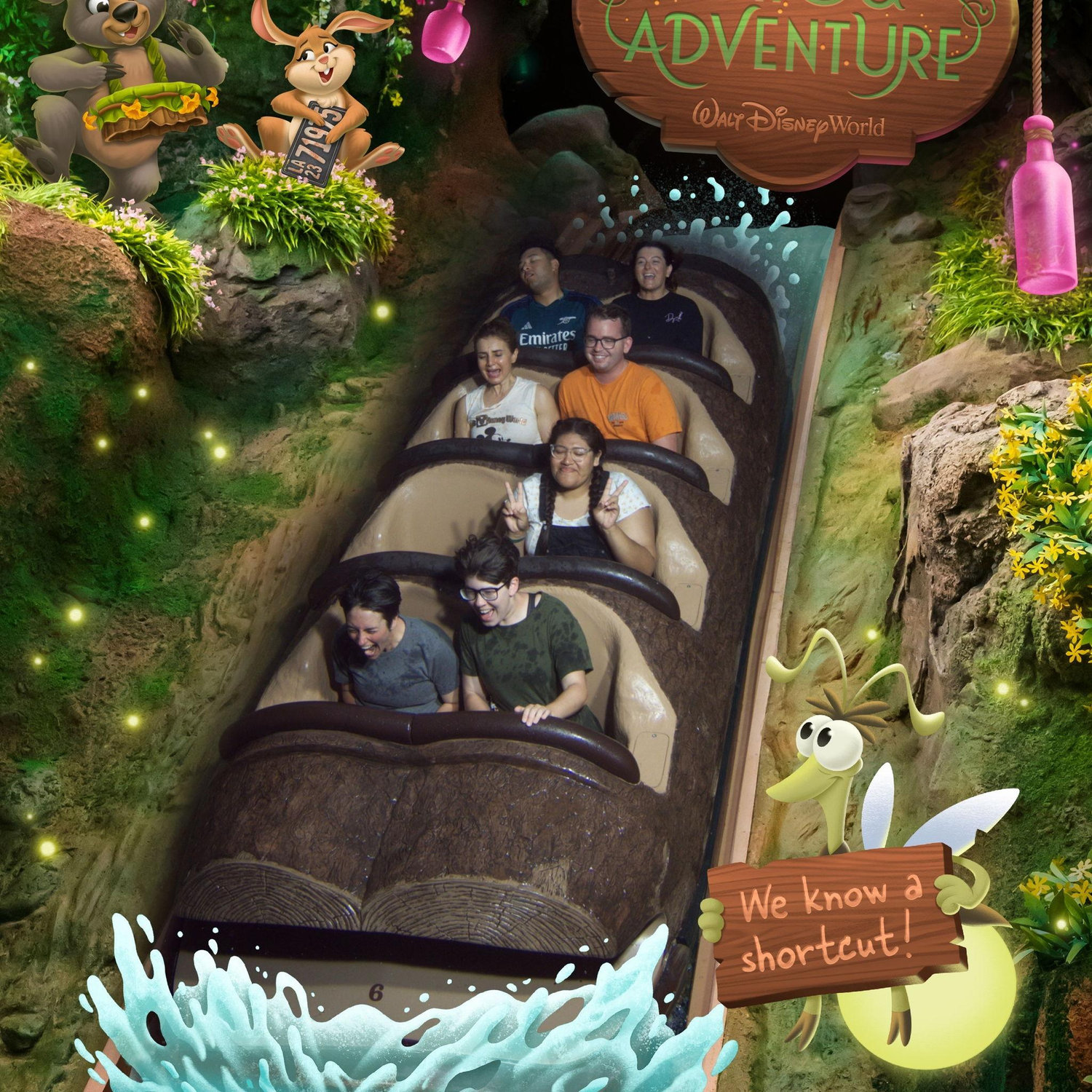 First ride of Tiana's before it opened