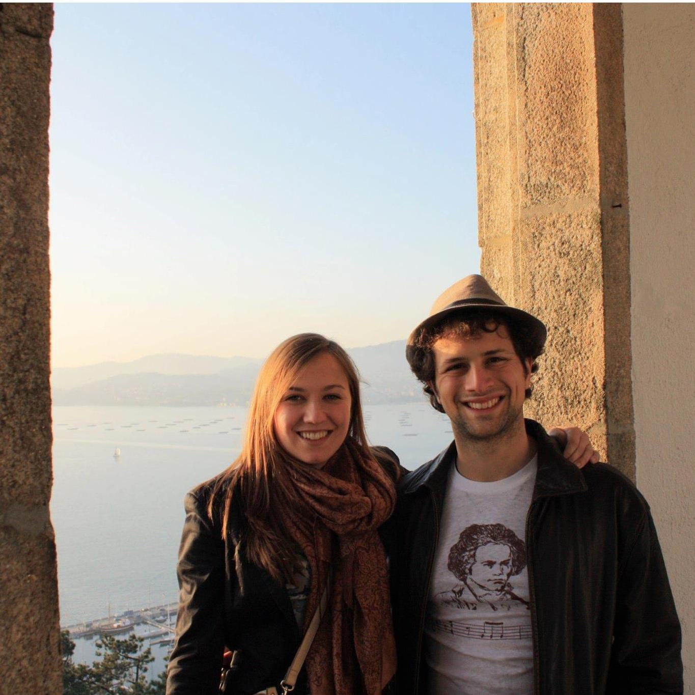 This tower had the best views of Vigo and was located in the neighborhood where both of us taught.
