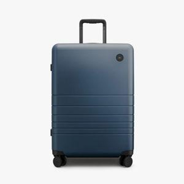 Ocean Blue Expandable Check-In Medium Suitcase