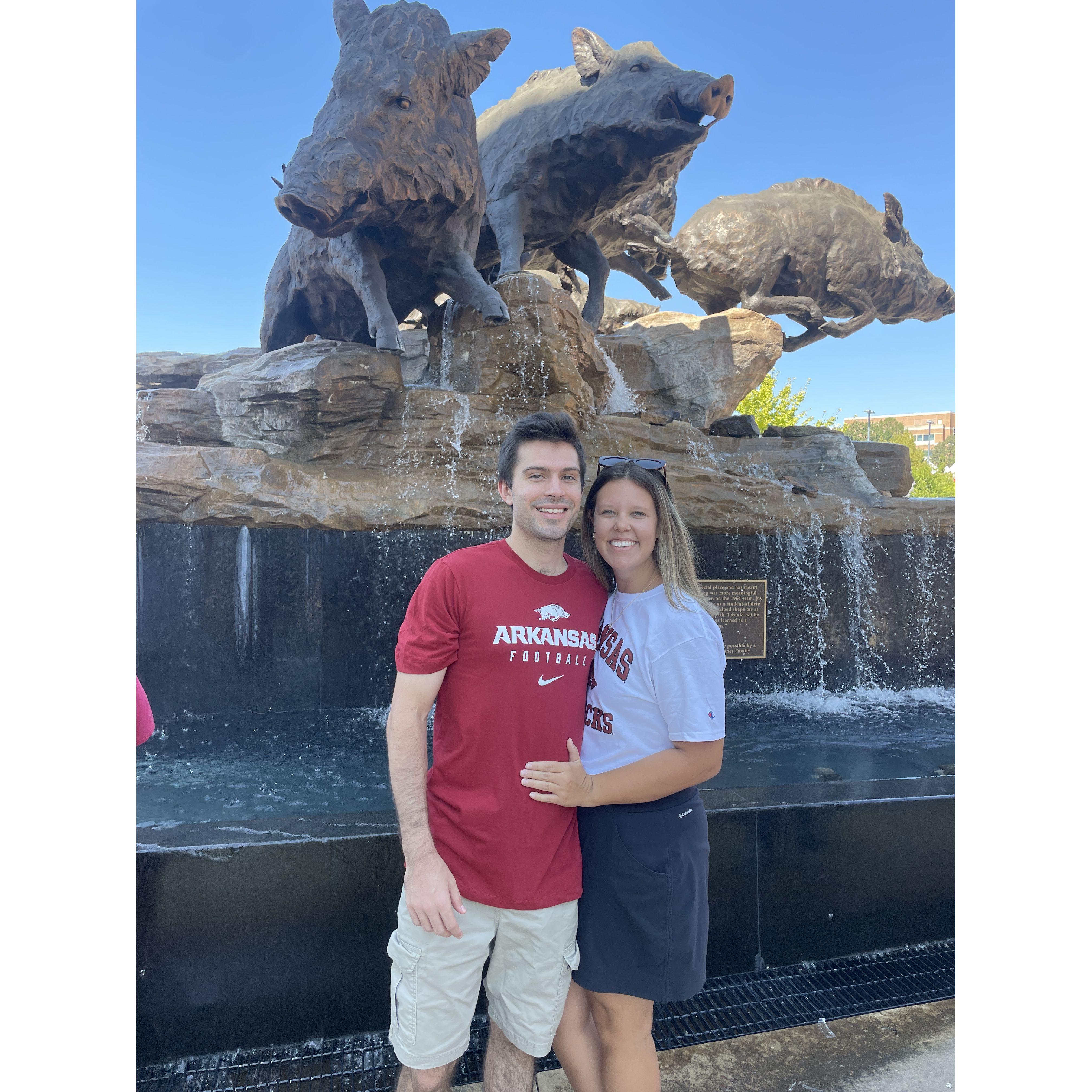 Yeah, we are BOTH Razorbacks