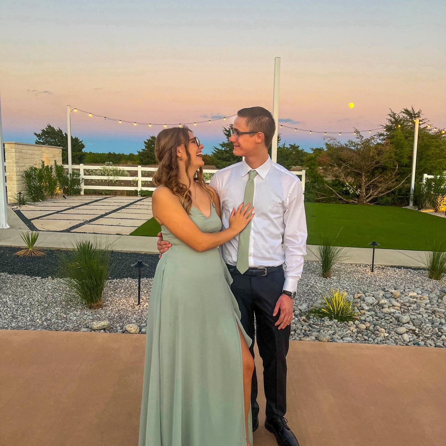 Our first of many weddings together!