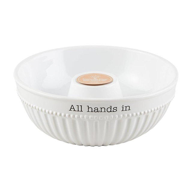 Mud Pie Serving Bowl; 4 1/2" x 11" dia