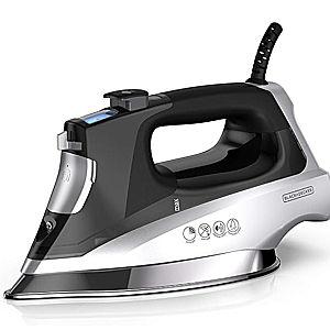 BLACK+DECKER Allure Digital Professional Steam Iron, D3060, 30% More Steam, Percison Tip, Stianless Steel Soleplate, Vertical Steam Fuction