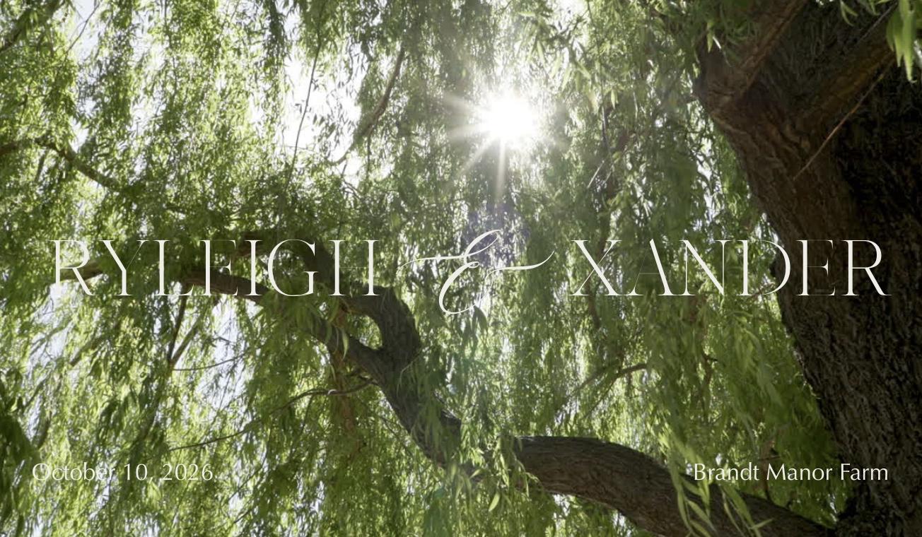 The Wedding Website of Ryleigh Murphy and Xander Danneker