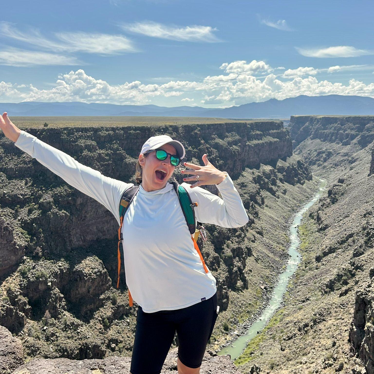 A very engaged celebratory trip to New Mexico