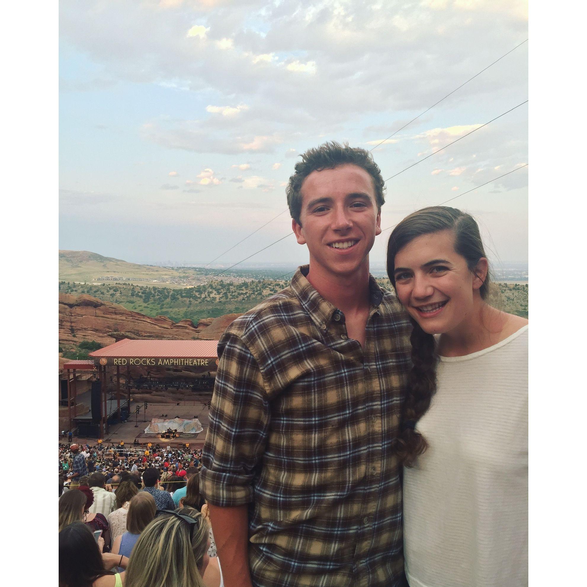 First time at Red Rocks!