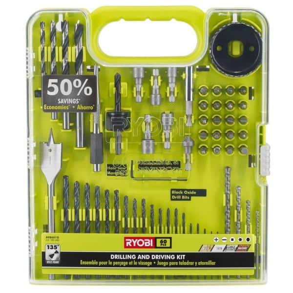 Multi-Material Drill and Drive Kit (60-Piece)