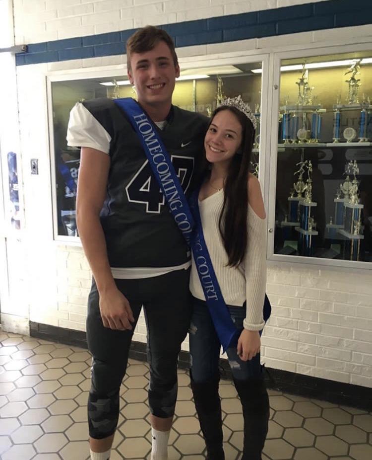 Senior homecoming court