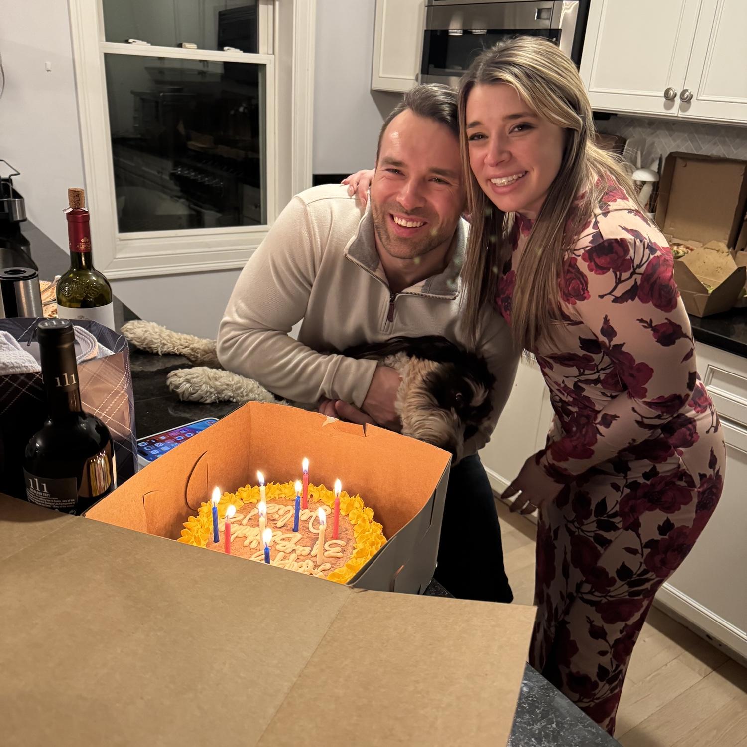 Julie's surprise birthday and the night Greg (secretly) asked Julie’s parents to marry her!