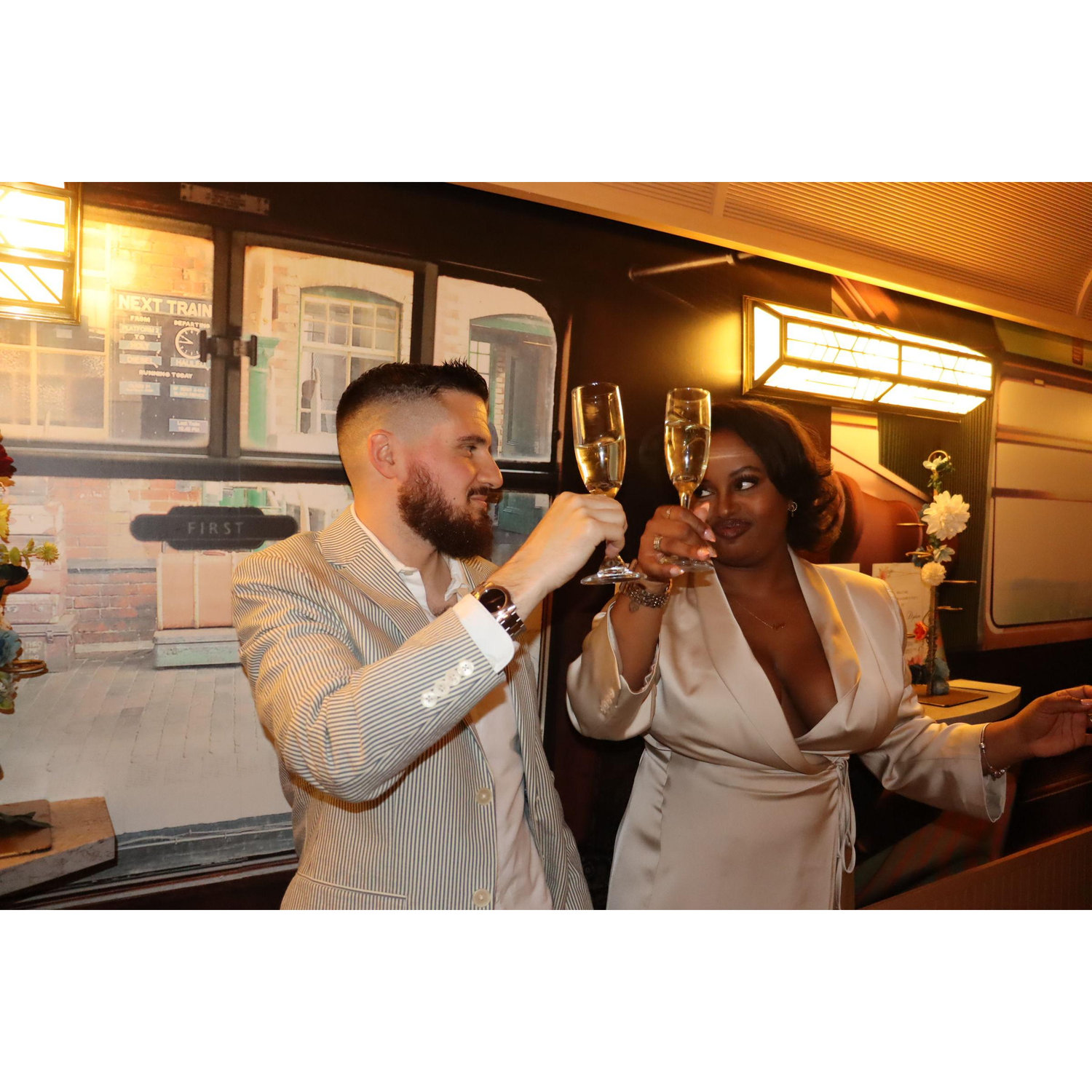 Cheers to many years and love and laughter!