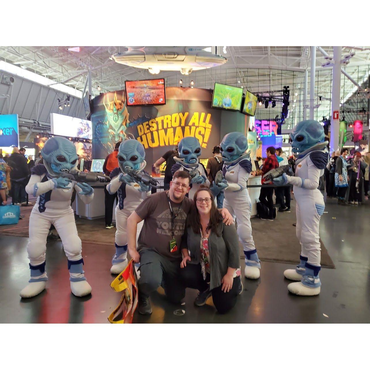 When the aliens caught us!