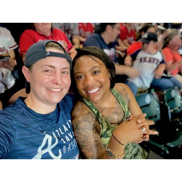 First Atlanta Braves game together