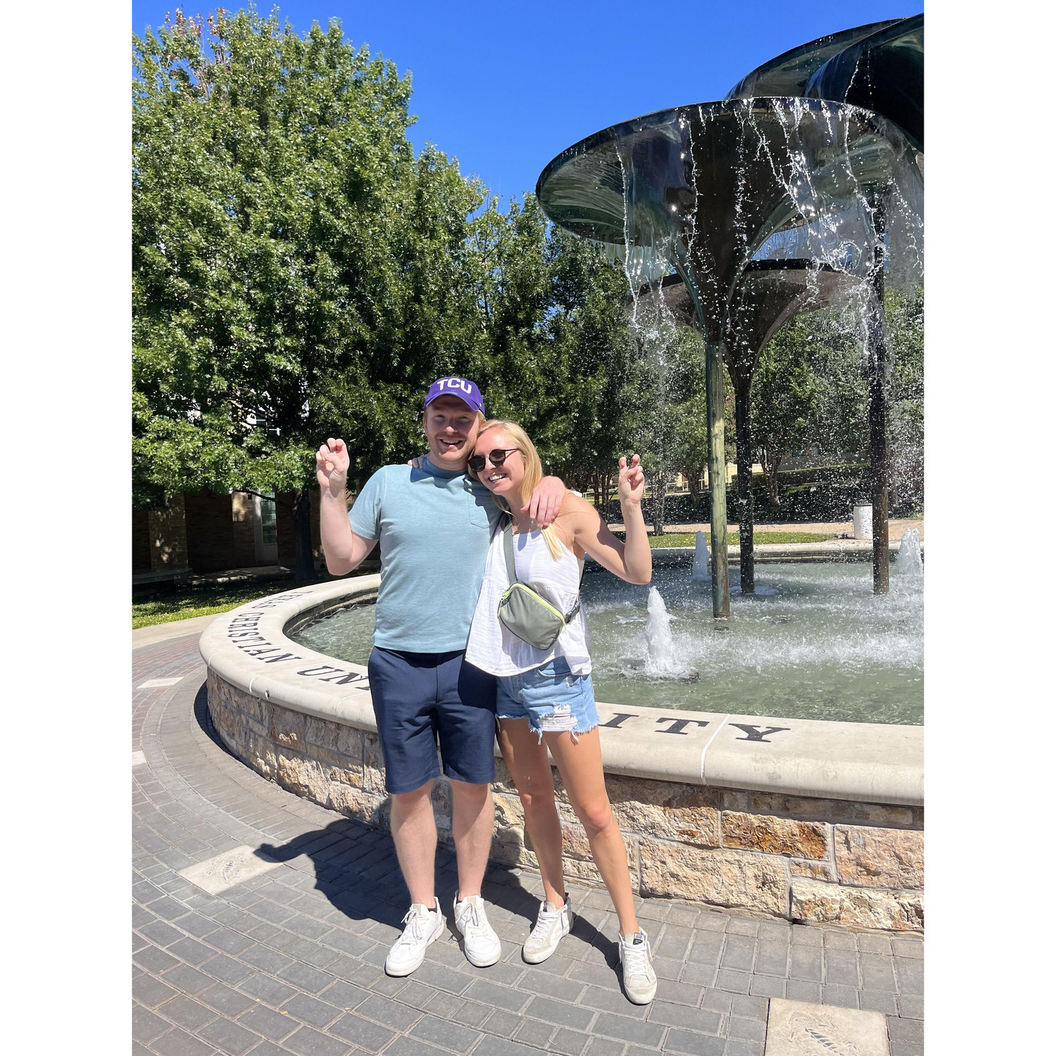 Sam's first TCU visit! October 2022