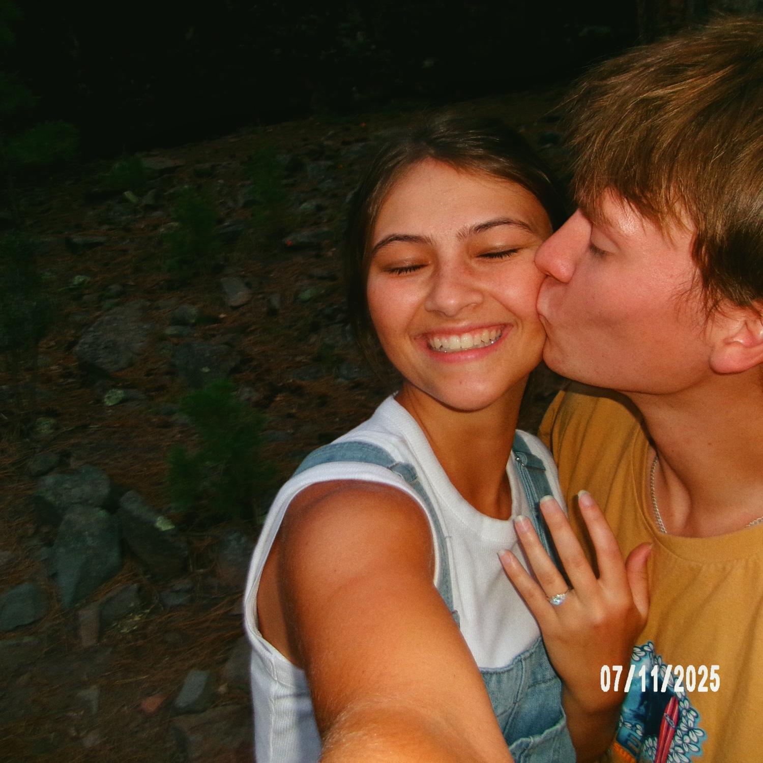 And finally the engagement:) Chad is so romantic and took Jennesee to a special spot we used to go to a lot during high school, it was definitely a surprise to Jennesee for sure!