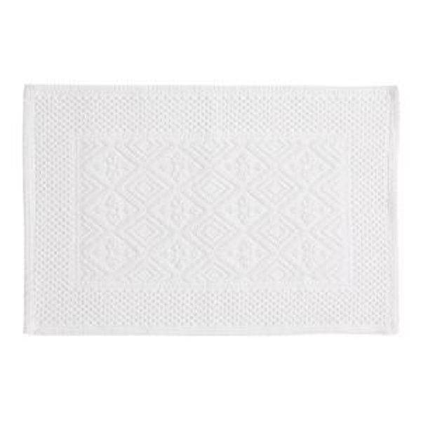 Woven Diamond Bath Mat - World Market