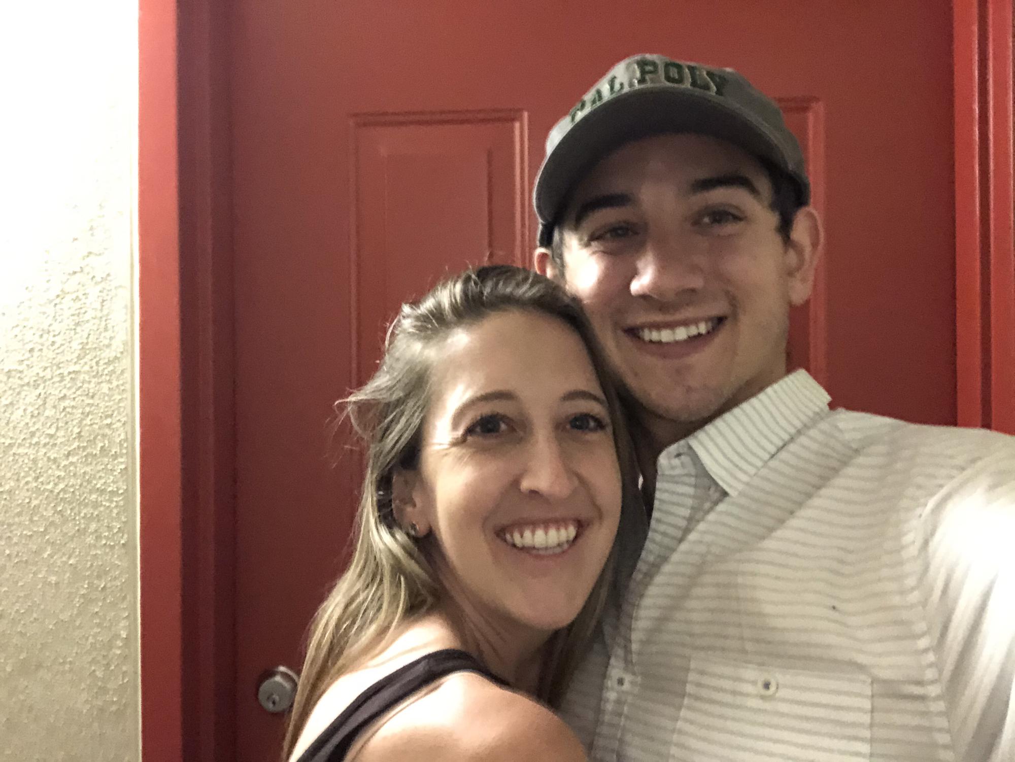 Moving in to our first apartment together in Pleasanton, CA