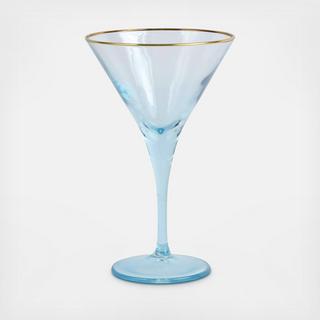 Rainbow Martini Glass, Set of 4