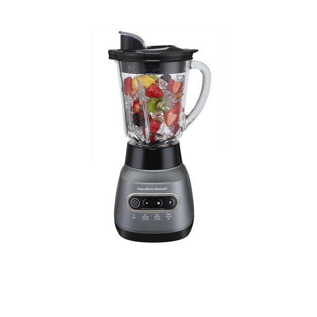 Hamilton Beach Ice Crusher Blender with 40 oz. Glass Blender Jar and 20 Oz. Travel Jar