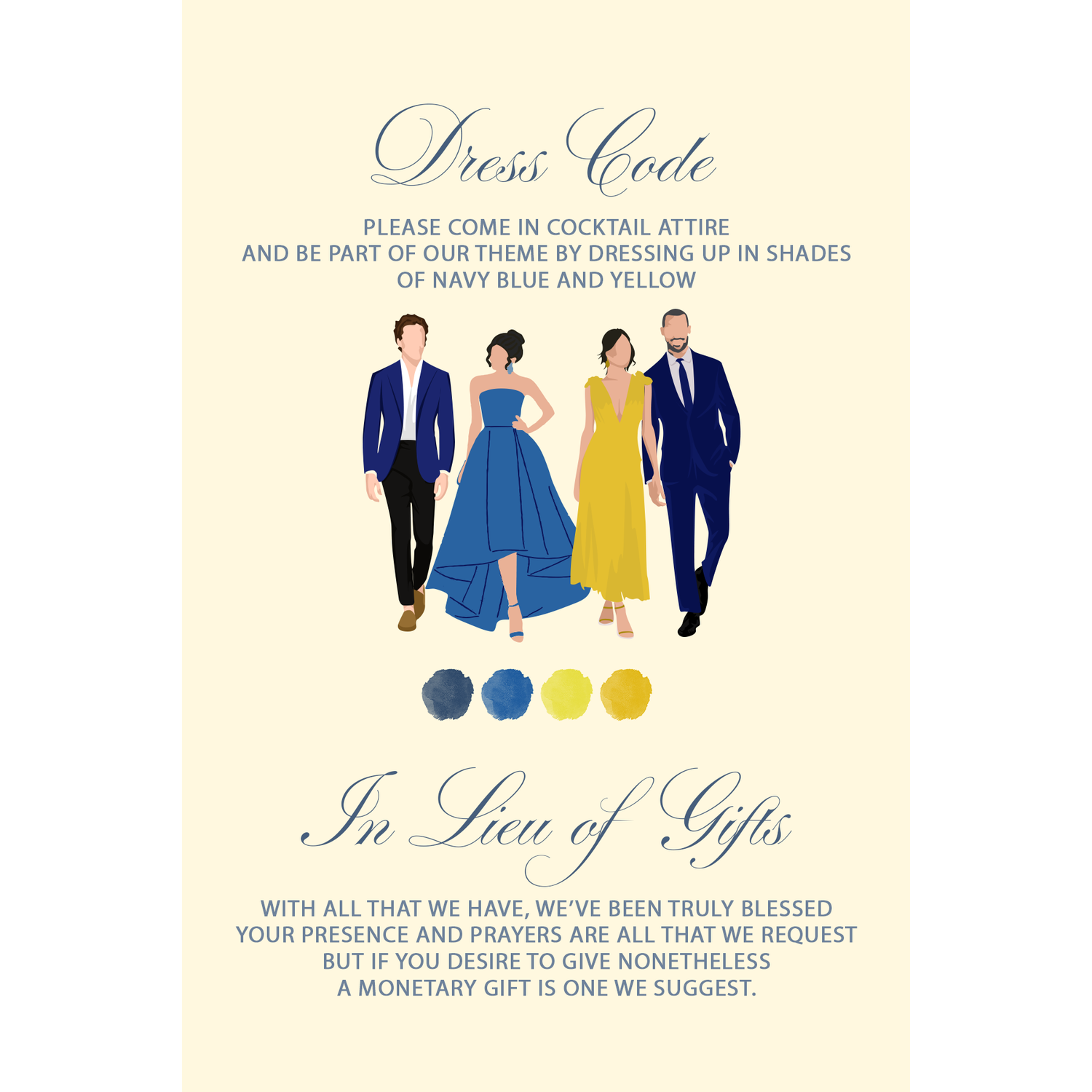 Wedding Invitation Page3 (Dress Code)
