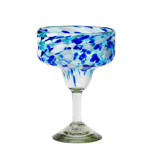 10 Strawberry Street Bahia Margarita Handblown Mexican Glass, Set of 6