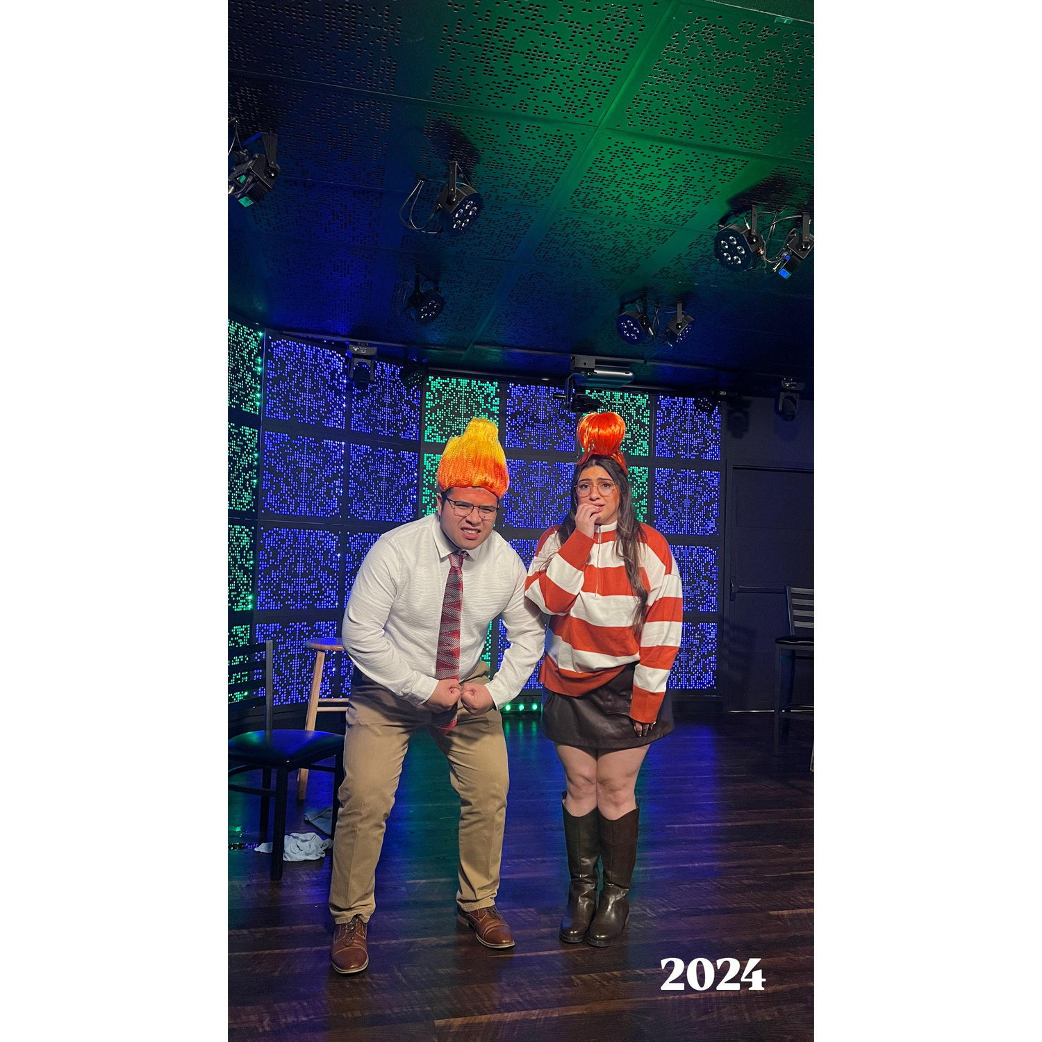 We won a costume contest!