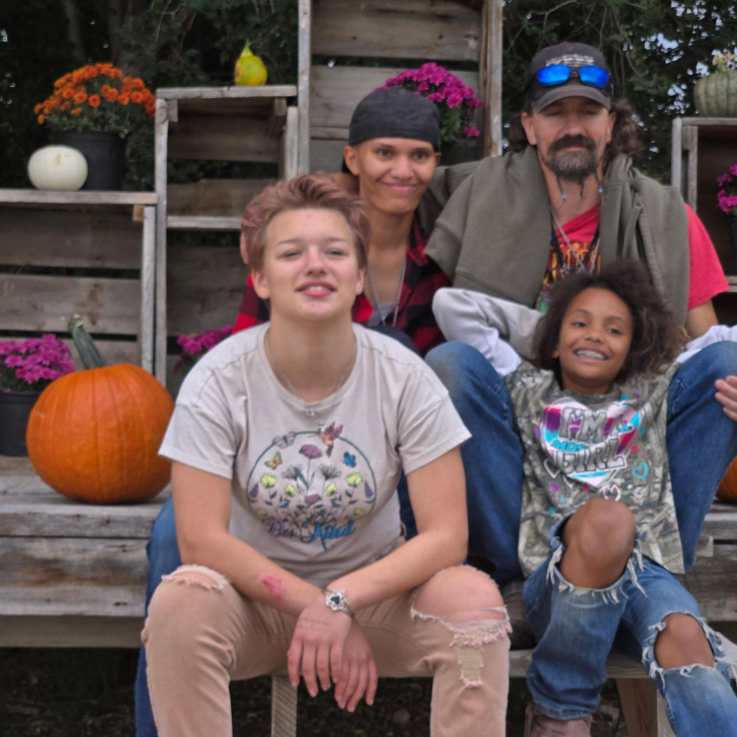 Family at the pumpkin patch!