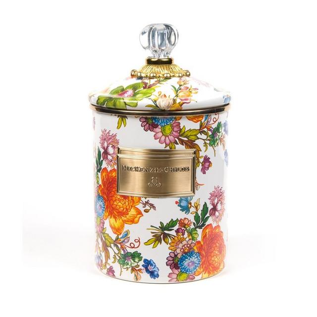 Mackenzie Childs Flower Market Canister, Medium
