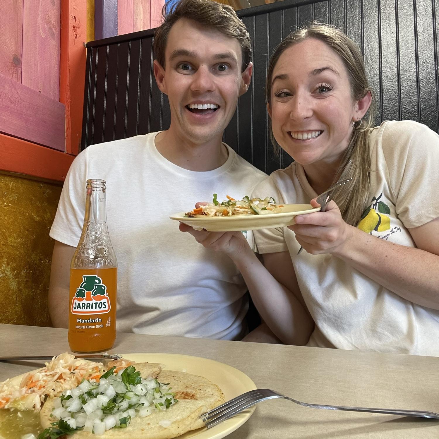 Introducing Daniel to Savanna’s favorite taco place in Utah.