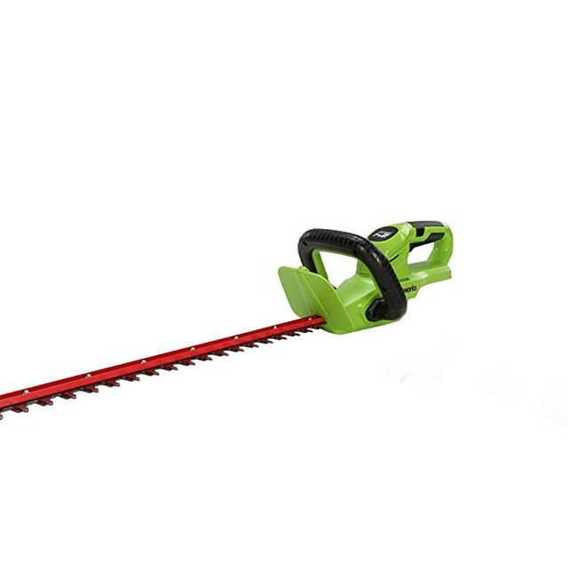 Greenworks 24V 22" Cordless Rotating Handle Hedge Trimmer, Tool Only