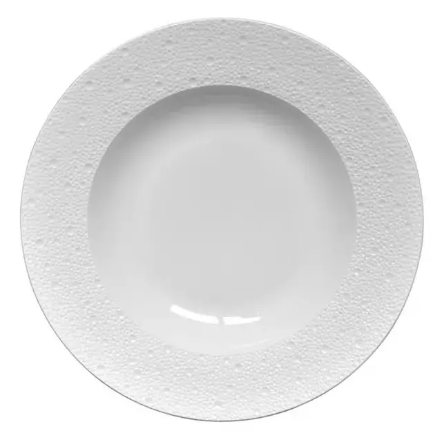 Bernardaud Ecume White Rim Soup