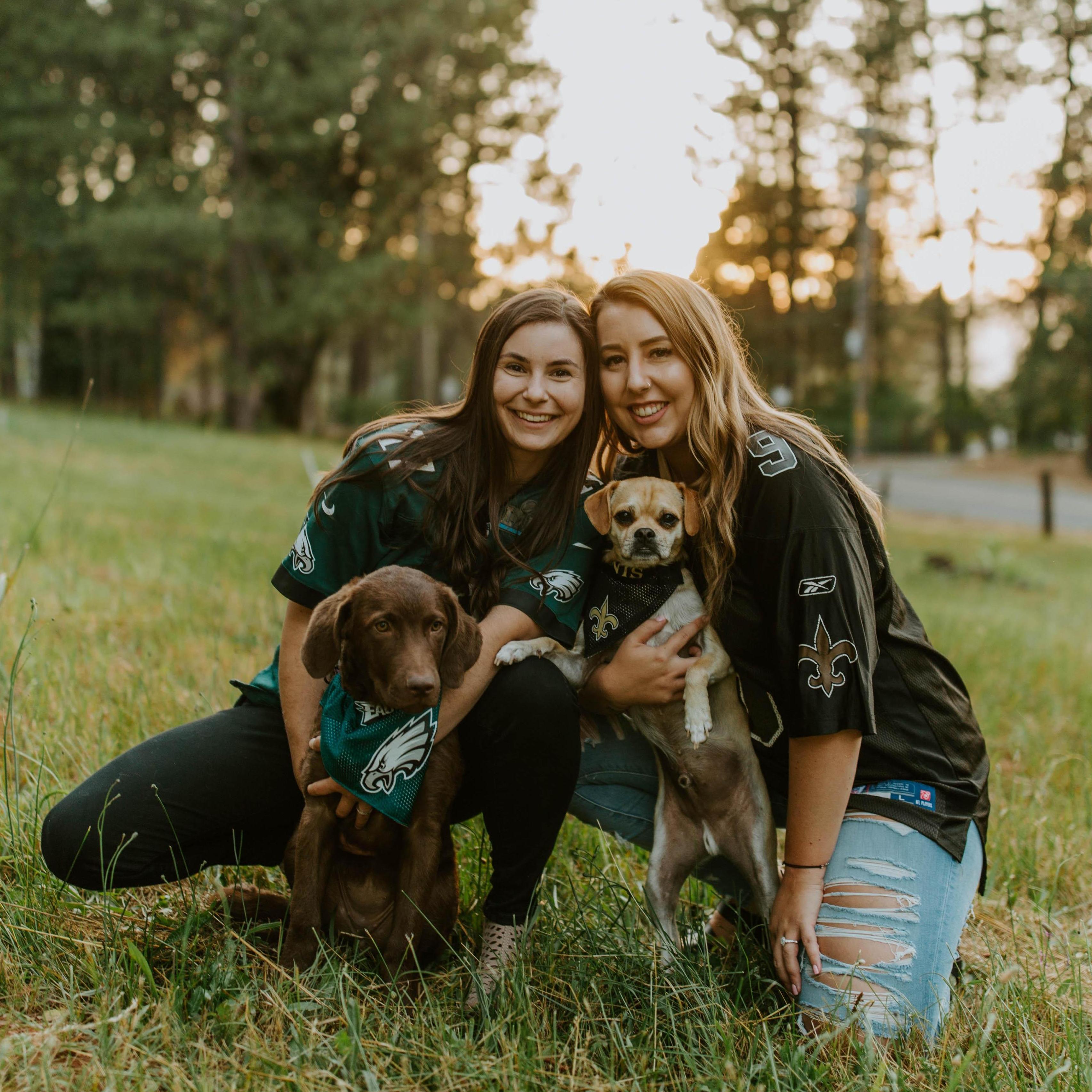 These are our puppies, Kenickee & Rizzo