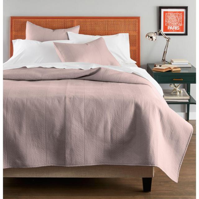 Nestwell™ Chevron Stitch 3-Piece Full/Queen Quilt Set in Grey