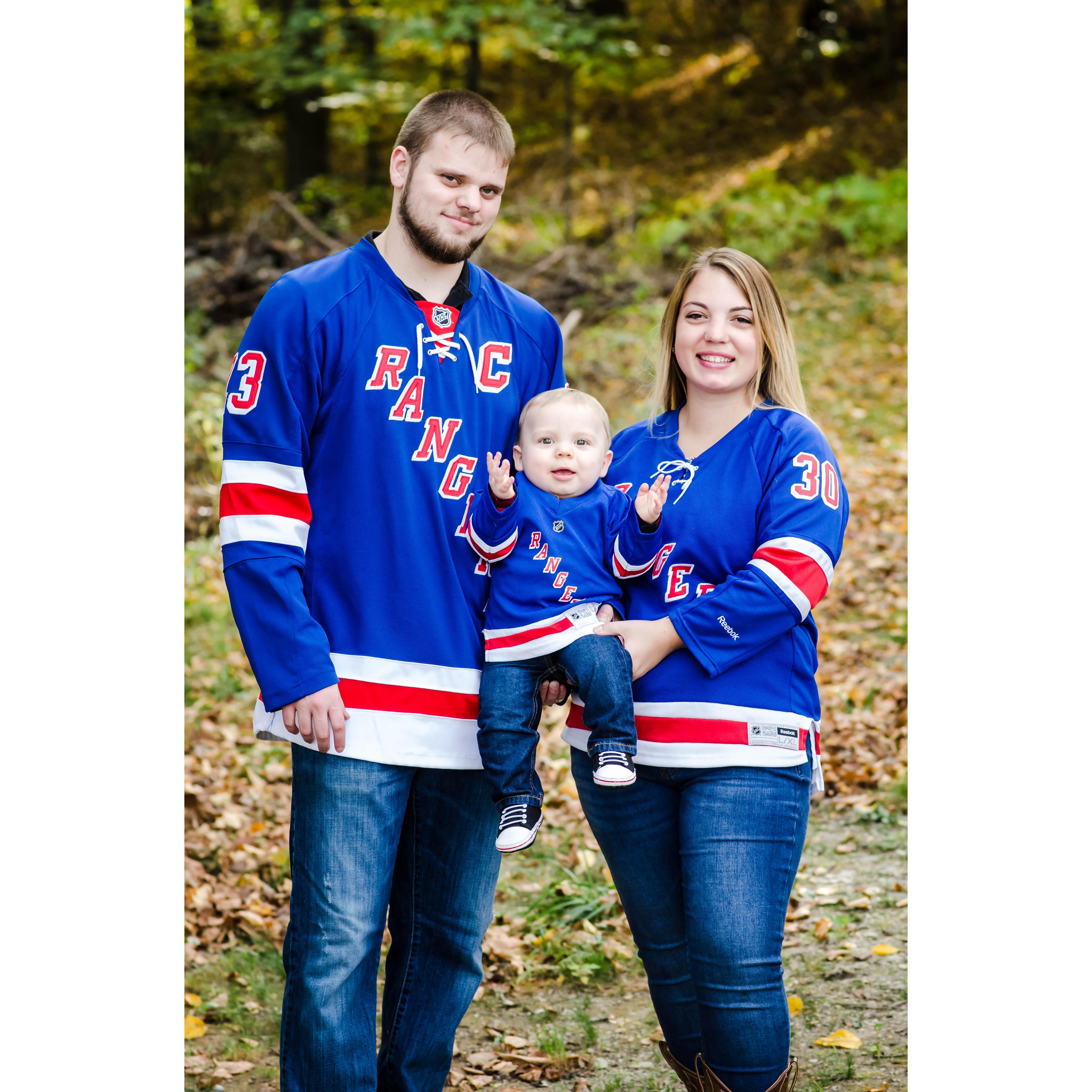 We bleed blue for our New York Rangers!