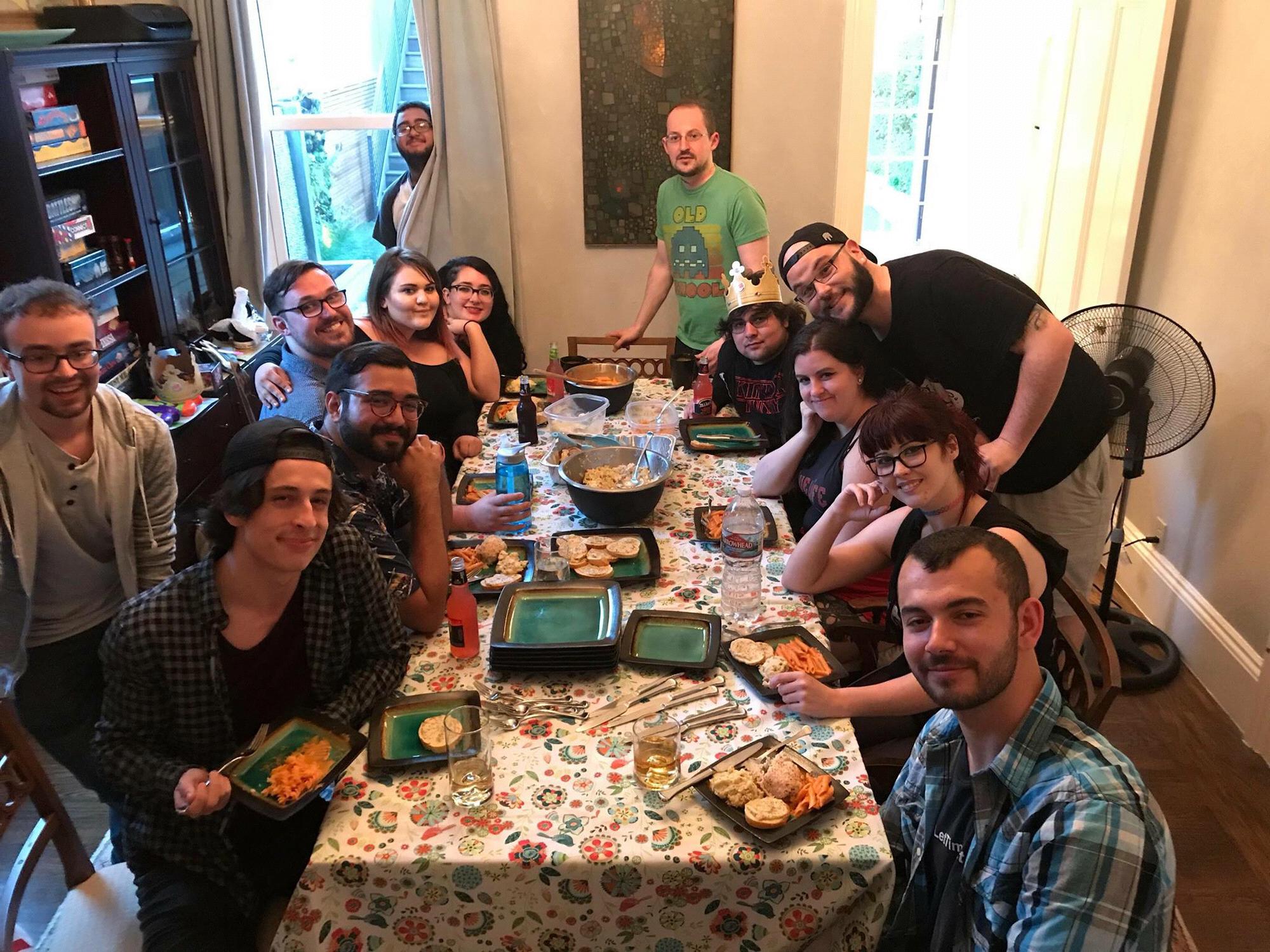 Family dinner, San Francisco 2018