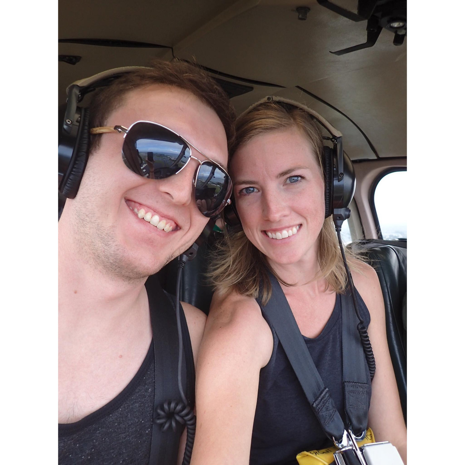 Seeing Hawaii by air.
