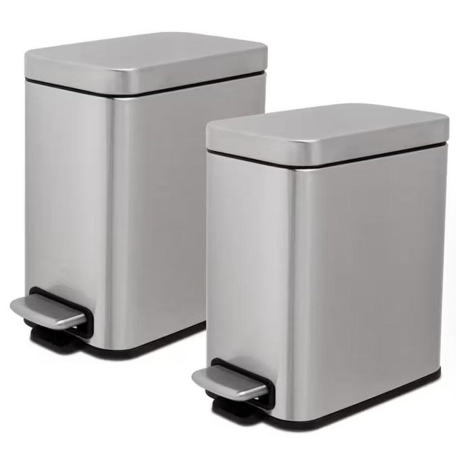 https://www.homedepot.com/p/Qualiazero-1-3-Gal-Stainless-Steel-Trash-Can-Step-on-Slim-Shape-2PC