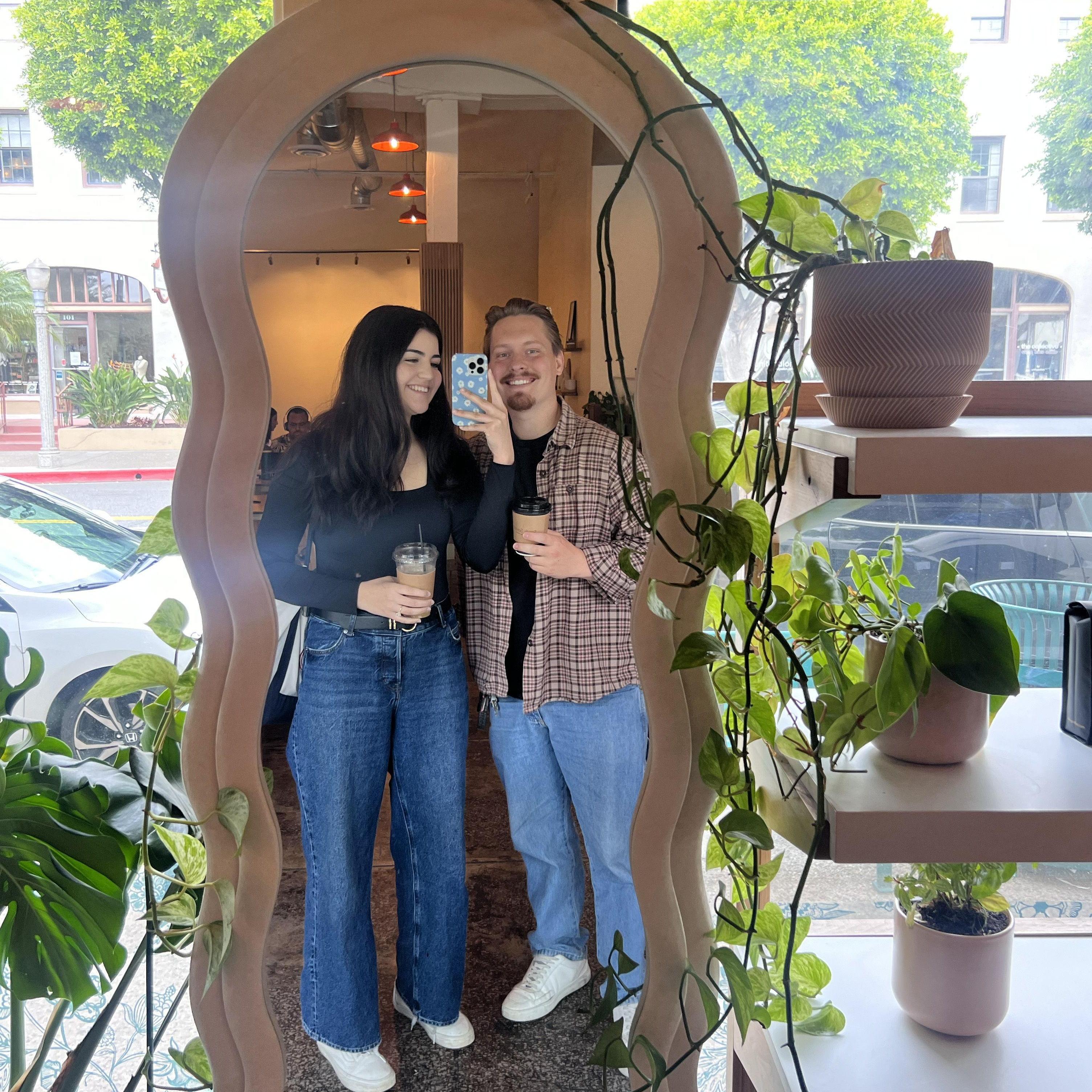 Conner's birthday coffee at Sip n Savor!