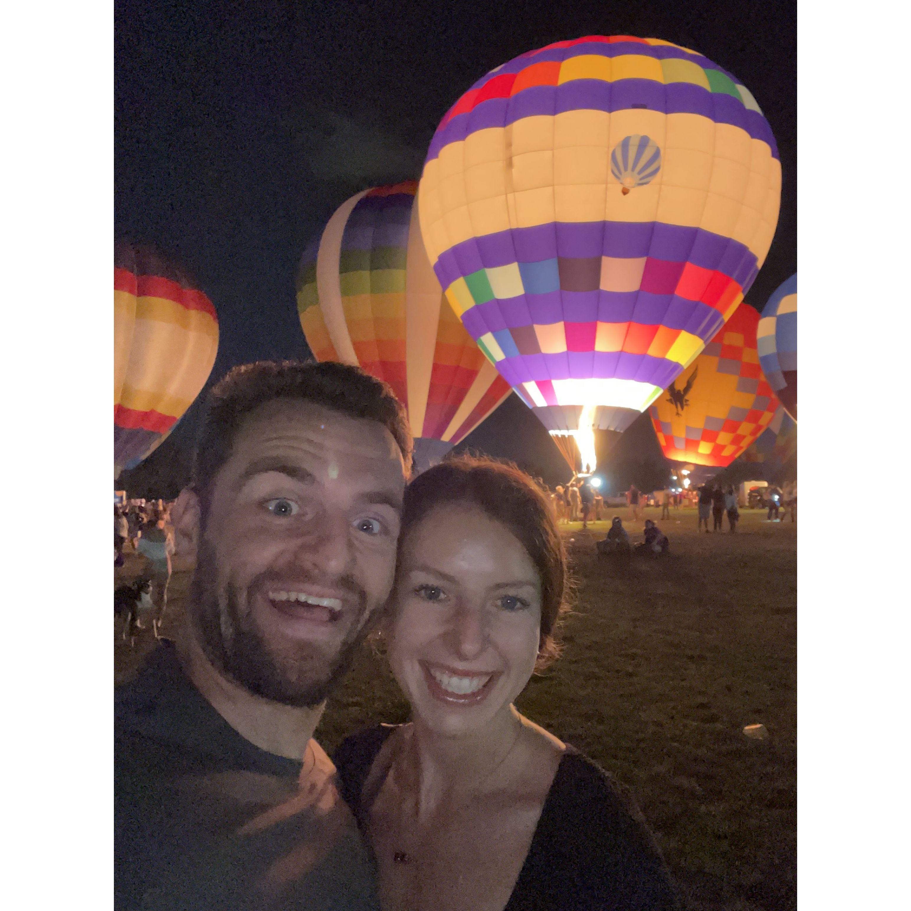 Ballon Glow in Forest Park, Saint Louis.