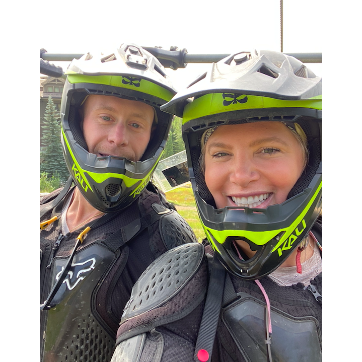 While on our Western Adventure we went mountain biking in the Grand Tetons