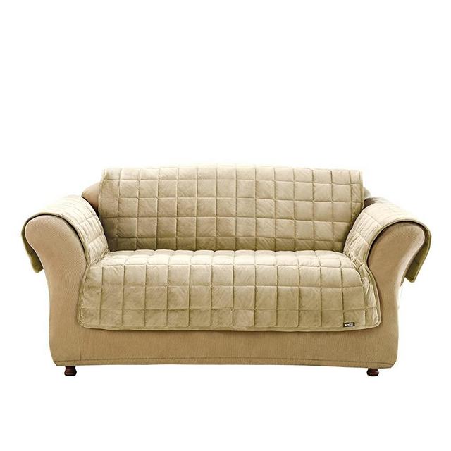 SureFit Deluxe Pet Cover - Loveseat Slipcover - Ivory (SF39454)