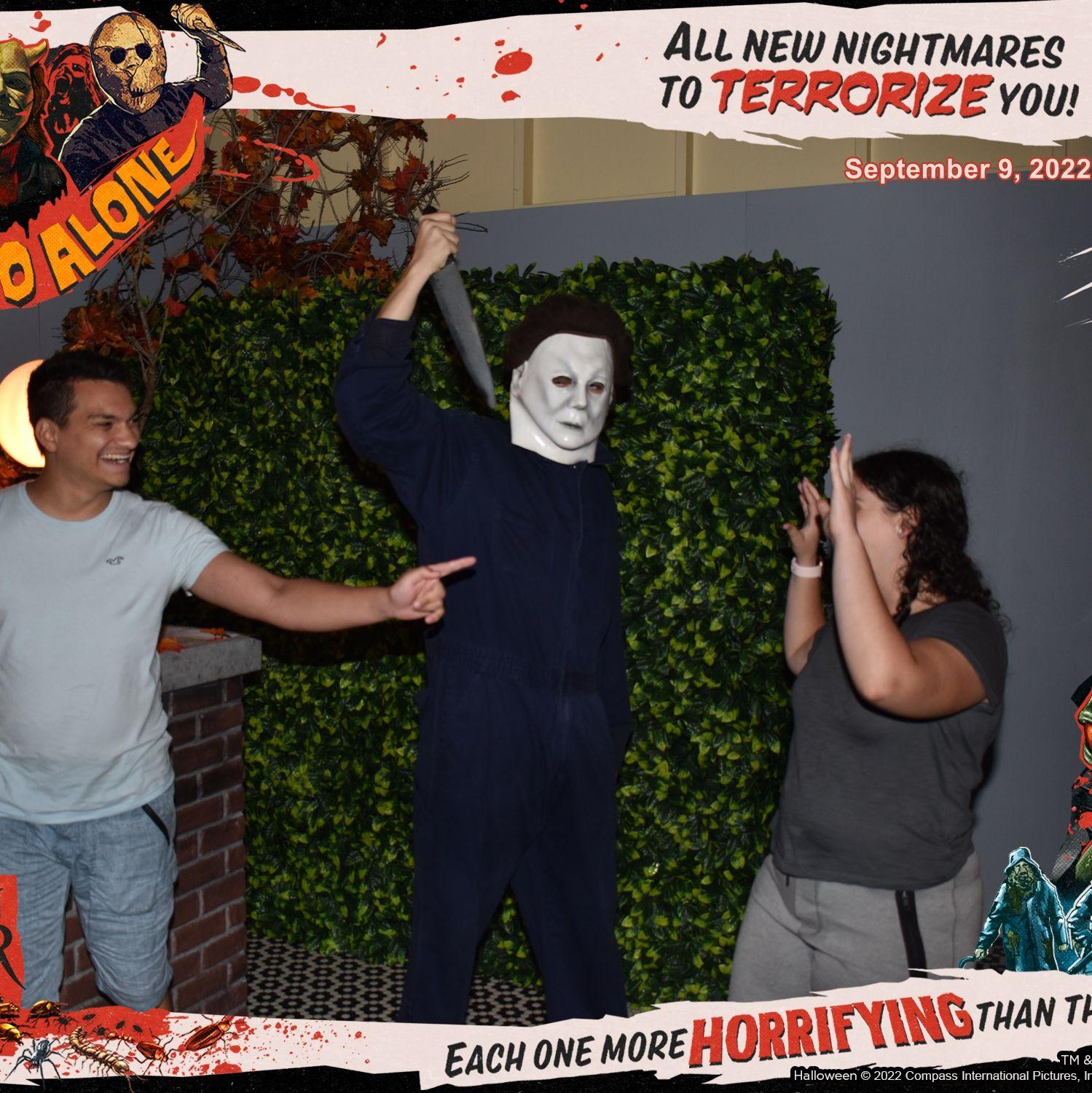 September 2022: Our first Halloween Horror Nights.
