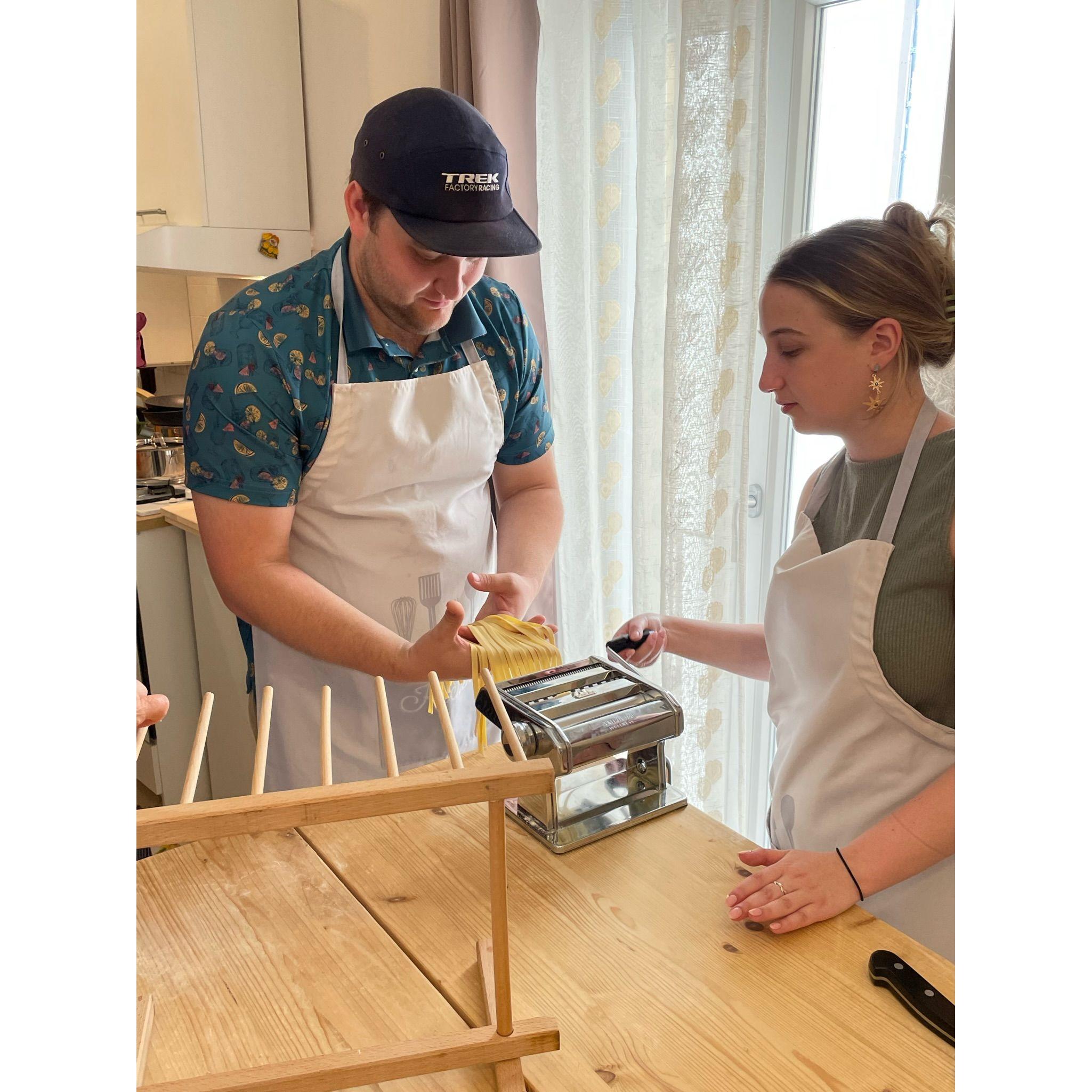 Pasta Classes in Italy (we make a mean pasta now)