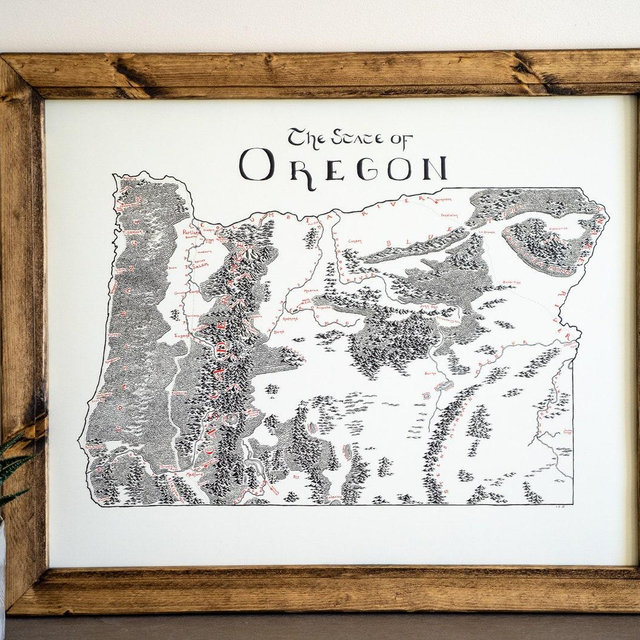 Oregon Map