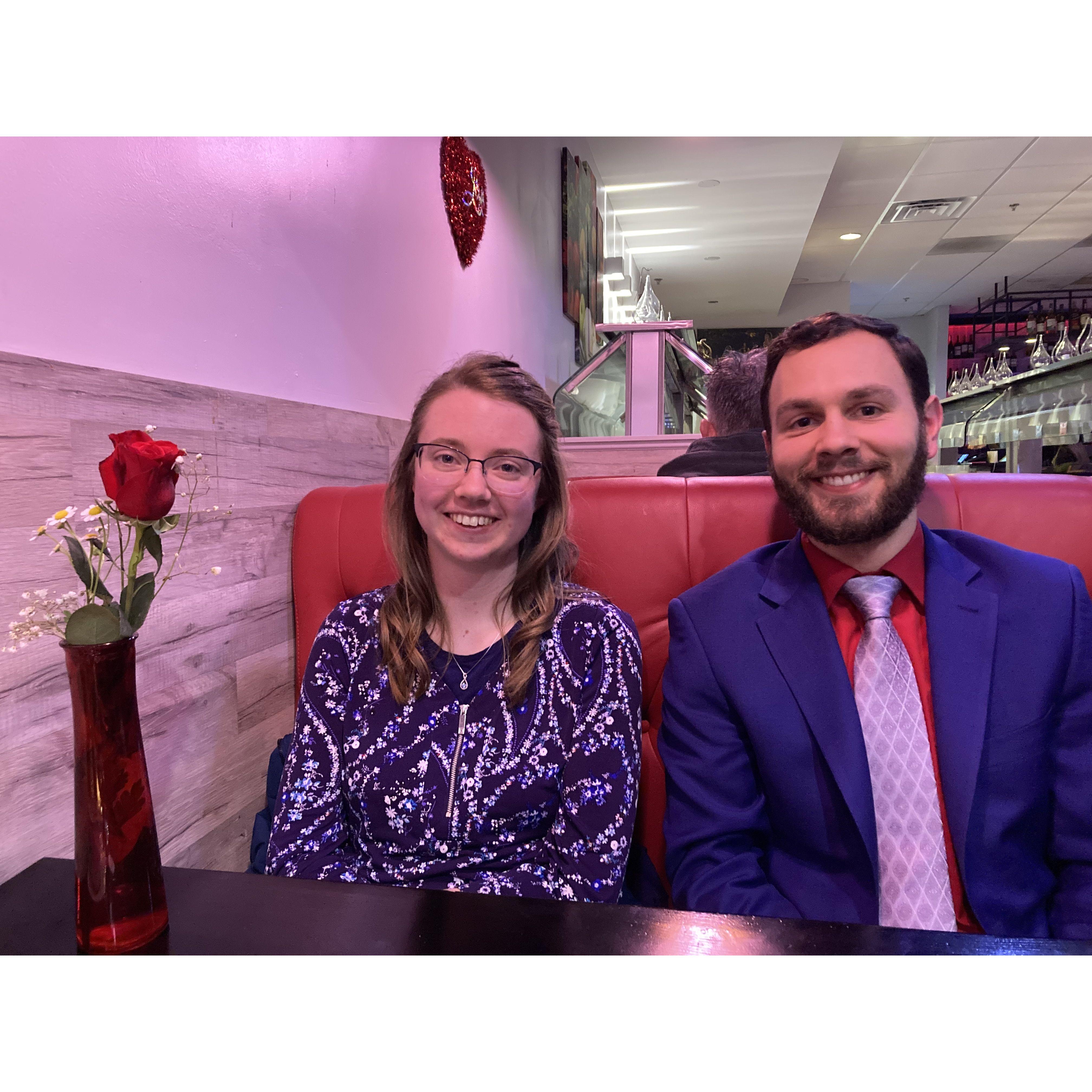 Valentines Day at an Indian Restaurant