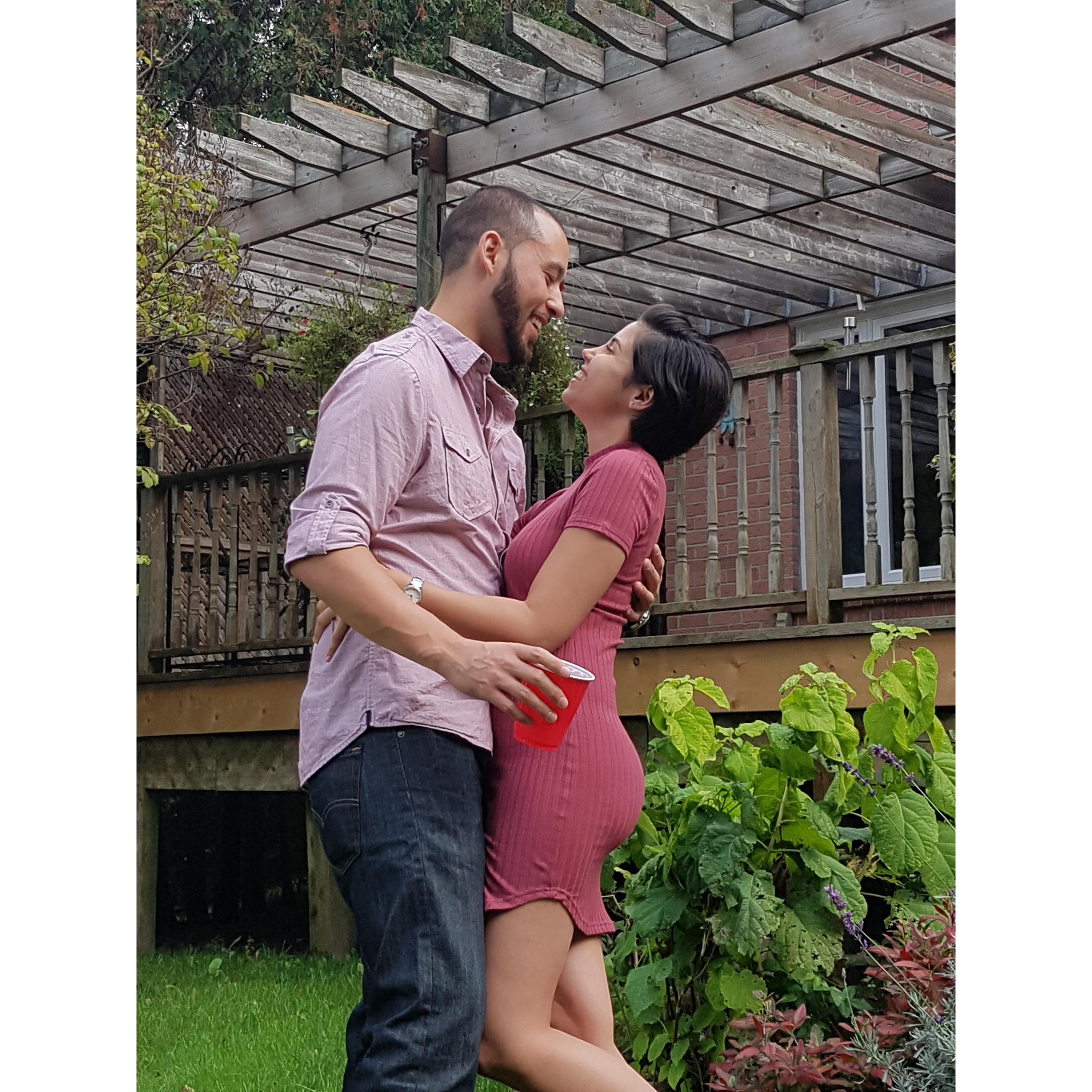 Our first Thanksgiving together (October 2017)