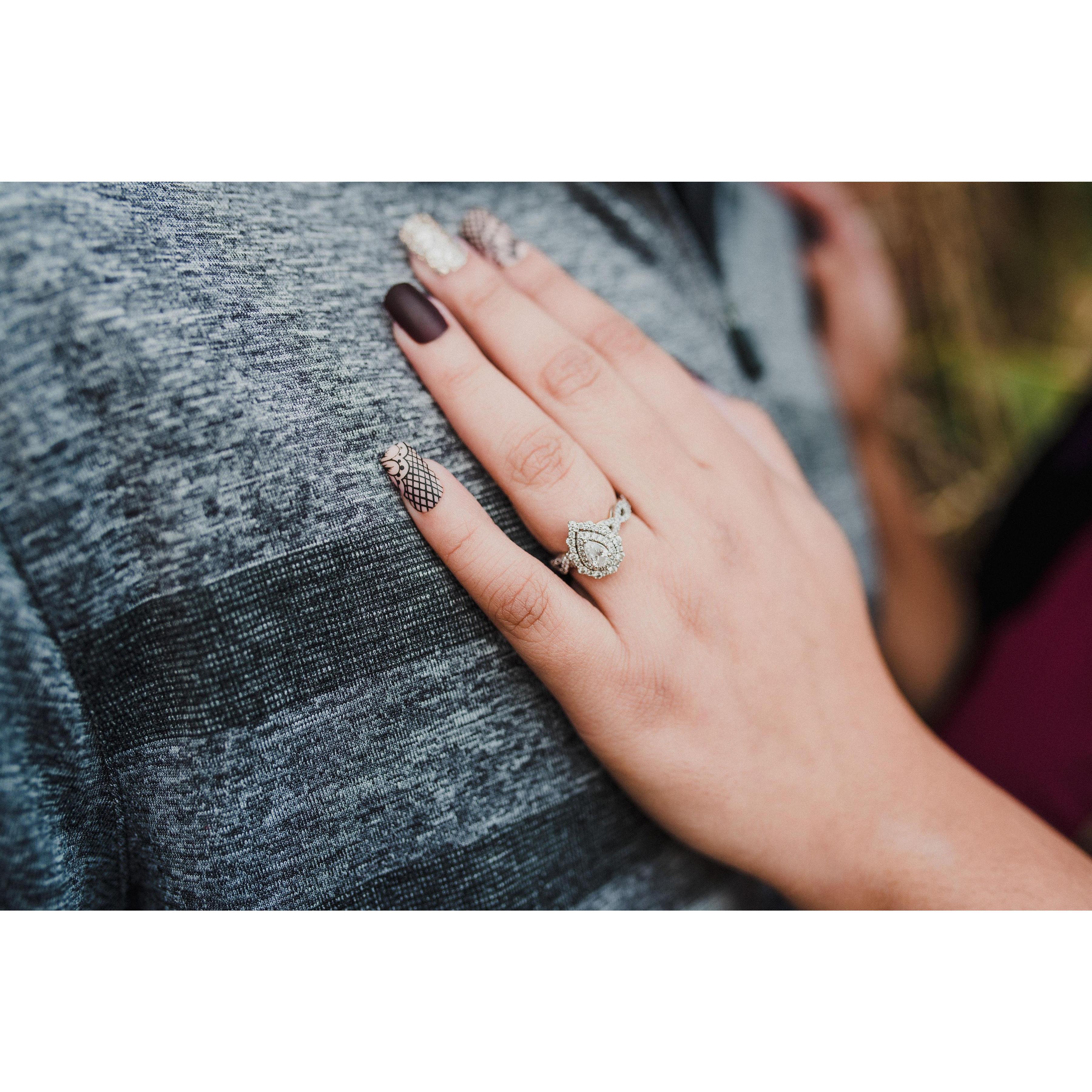 Engaged has a nice RING to it, doesn't it?  😉