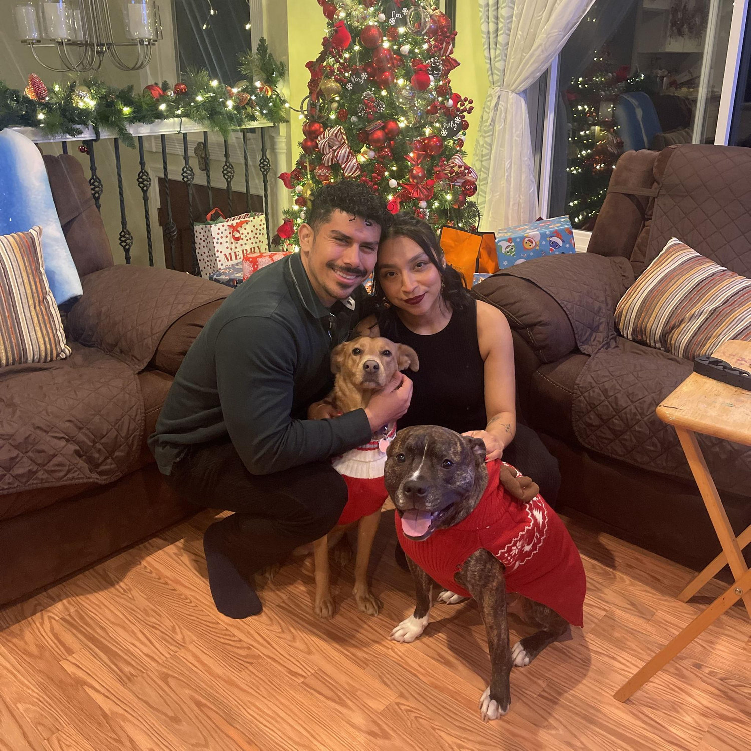 Our first Christmas as a family of four.