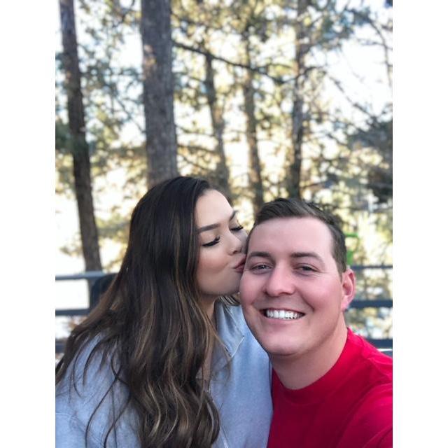 He popped the question in Big Bear!